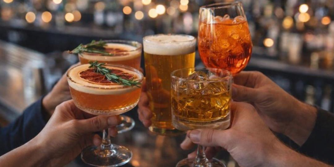 Sharing platter and cocktails at Alchemy